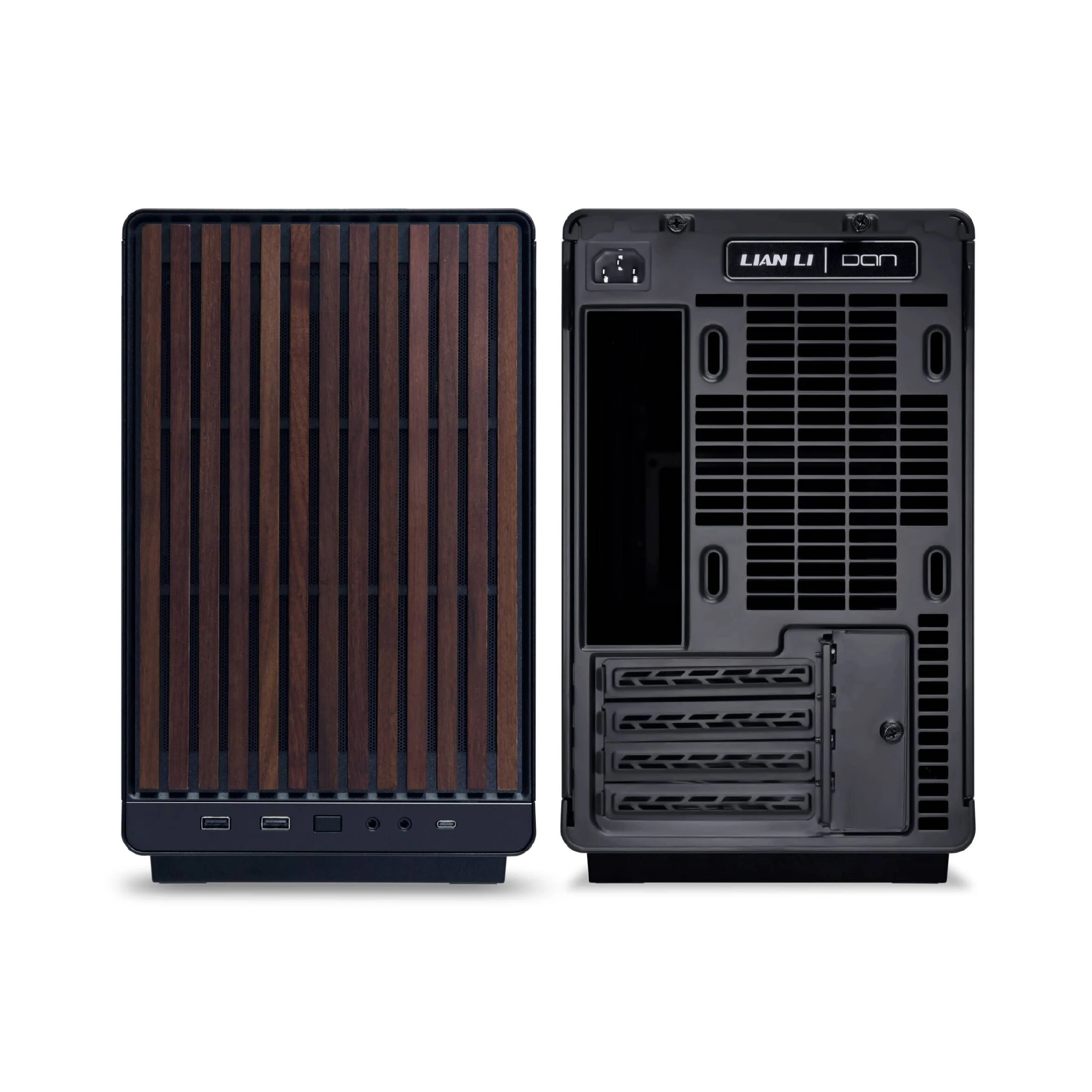 Lian Li кутия Case mATX - DAN Cases A3 Wood - Black