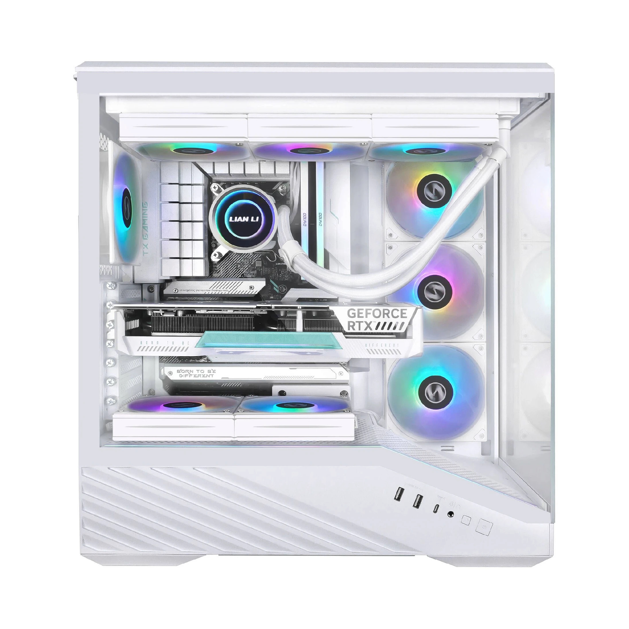 Lian Li кутия Case E-ATX - Vector V100 - White