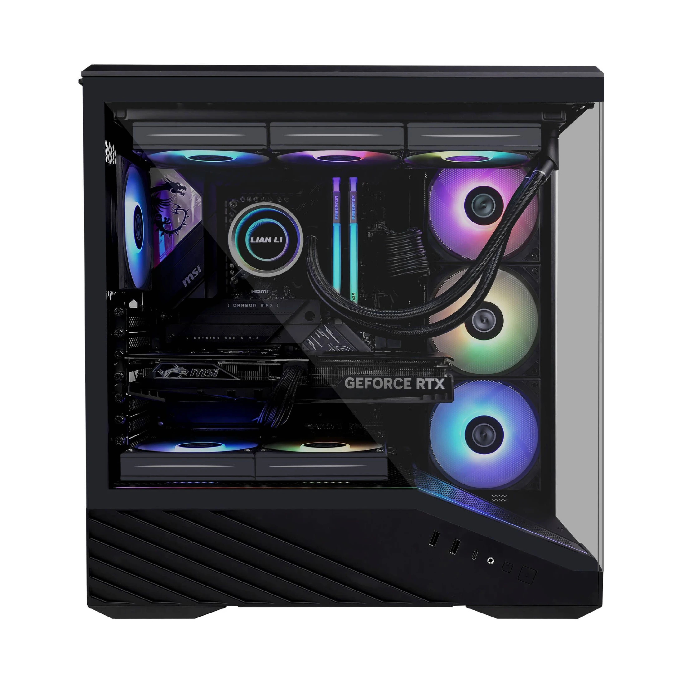 Lian Li кутия Case E-ATX - Vector V100 - Black
