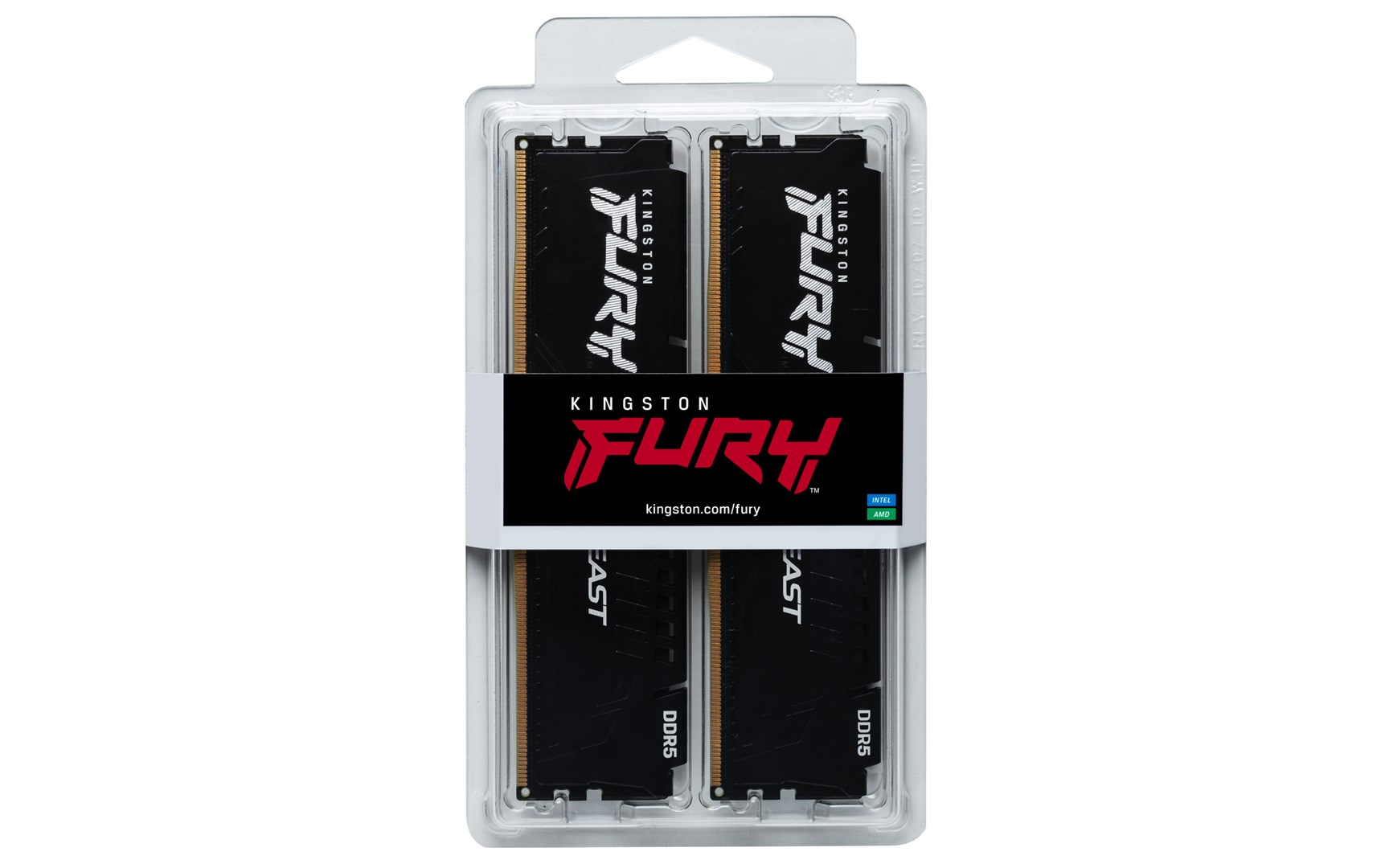 Памет Kingston FURY Beast 32GB (2x16) 5600MT/s DDR5 CL36 DIMM Black