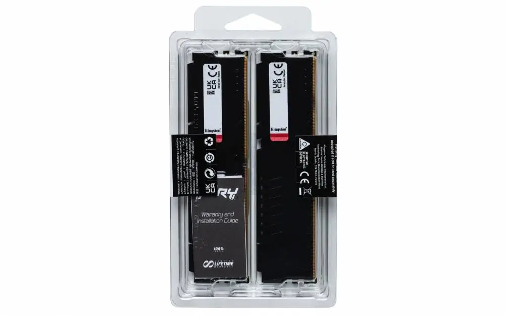 Памет Kingston FURY Beast 32GB (2x16) 5600MT/s DDR5 CL36 DIMM Black