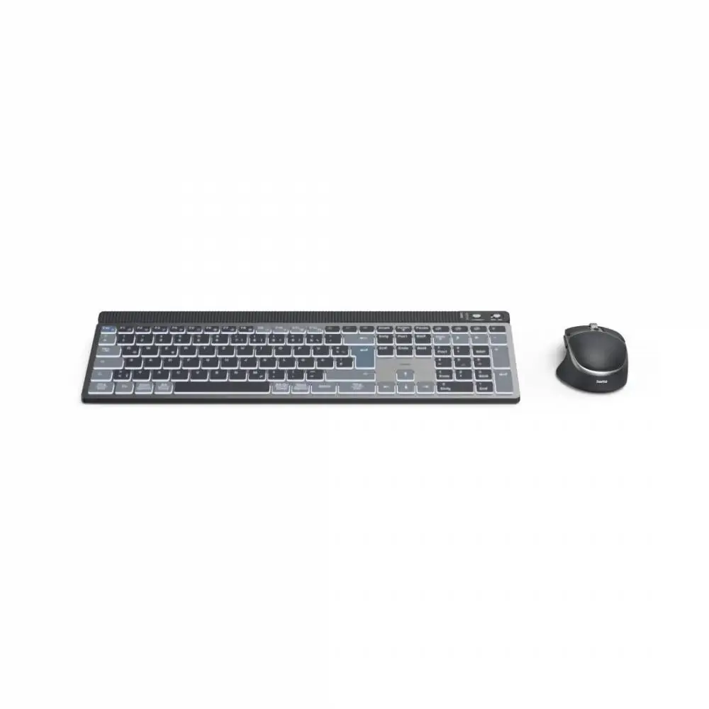 HAMA Комплект безжична клавиатура-мишка "WKM-750", Bluetooth & 2.4Ghz, кирилизирана