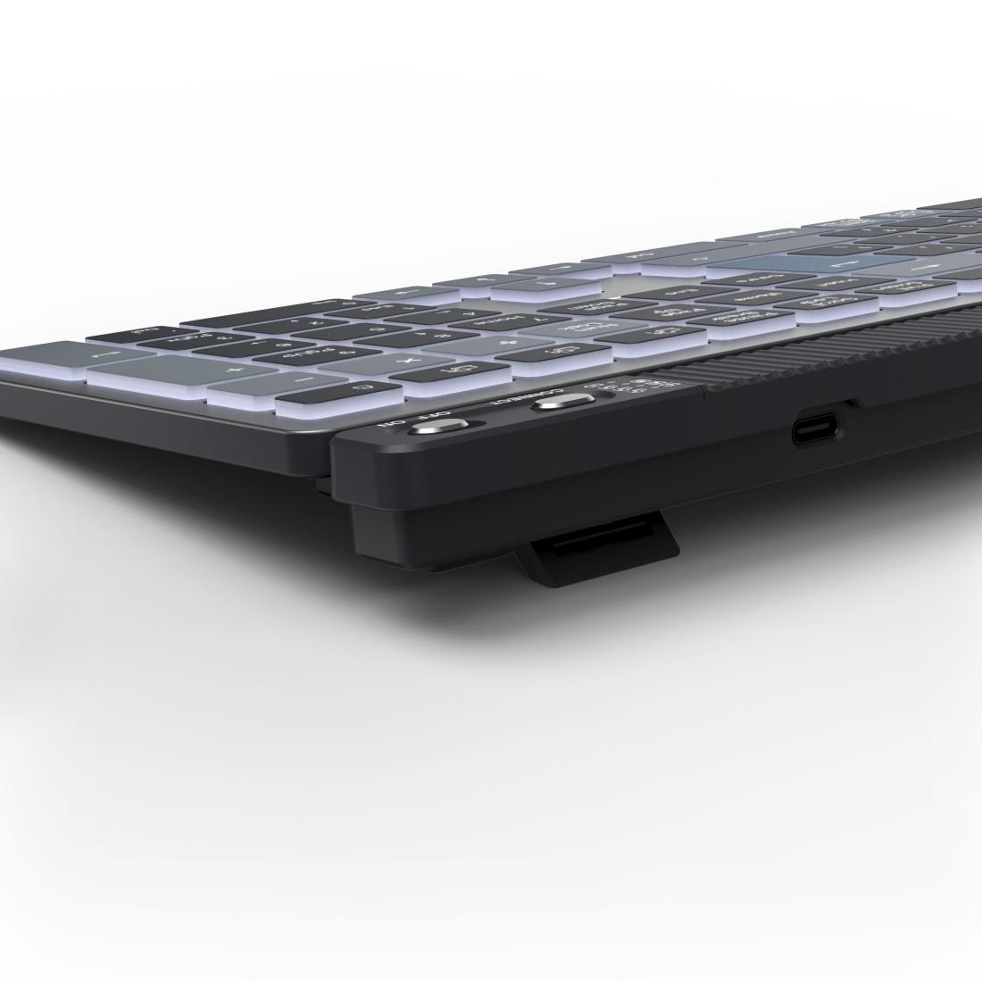 HAMA Комплект безжична клавиатура-мишка "WKM-750", Bluetooth & 2.4Ghz, кирилизирана