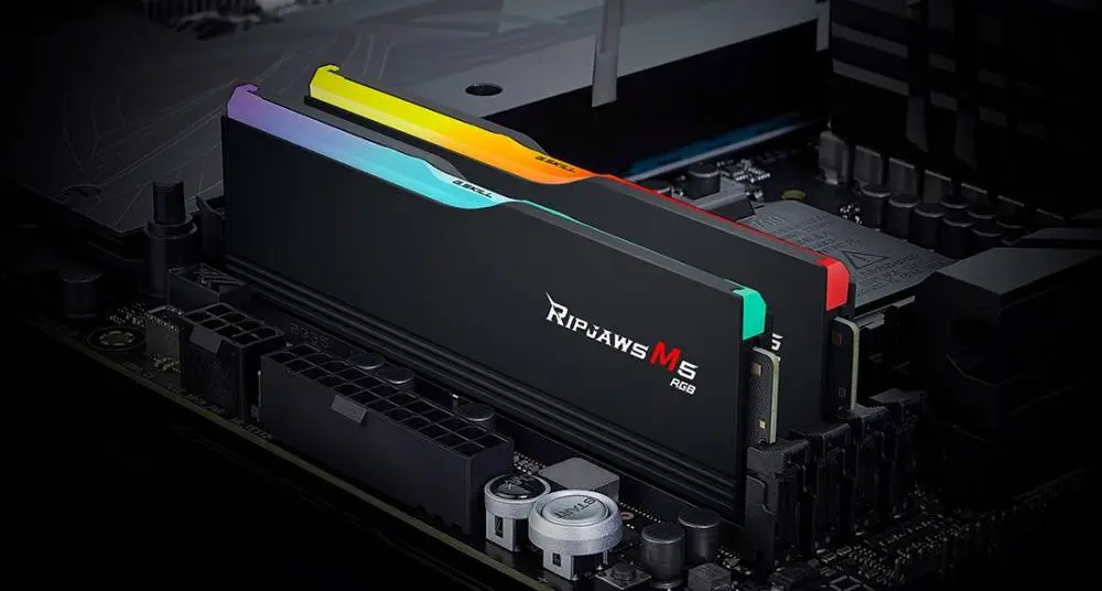 Памет G.Skill Ripjaws 32GB (2x16GB) DDR5 6400 MHz M5 RGB F5-6400J3239G16GX2-RM5RK