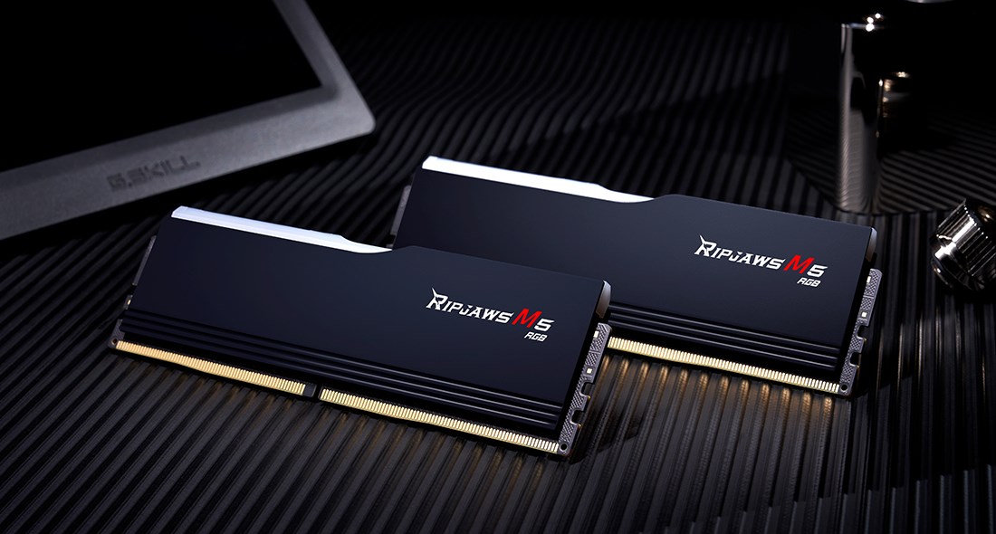 Памет G.Skill Ripjaws 32GB (2x16GB) DDR5 6400 MHz M5 RGB F5-6400J3239G16GX2-RM5RK