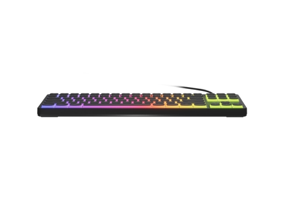 Клавиатура Genesis Thor 430 TKL Gaming Keyboard Wireless, US, RGB Mechanical Outemu, Pink, Silent, Hot Swap Slim, Black