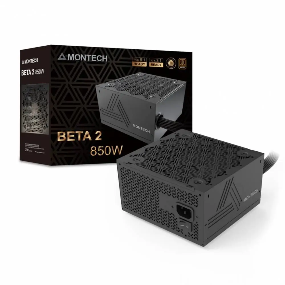 Захраване Montech 850W BETA 2 20+4 pin ATX ATX Black