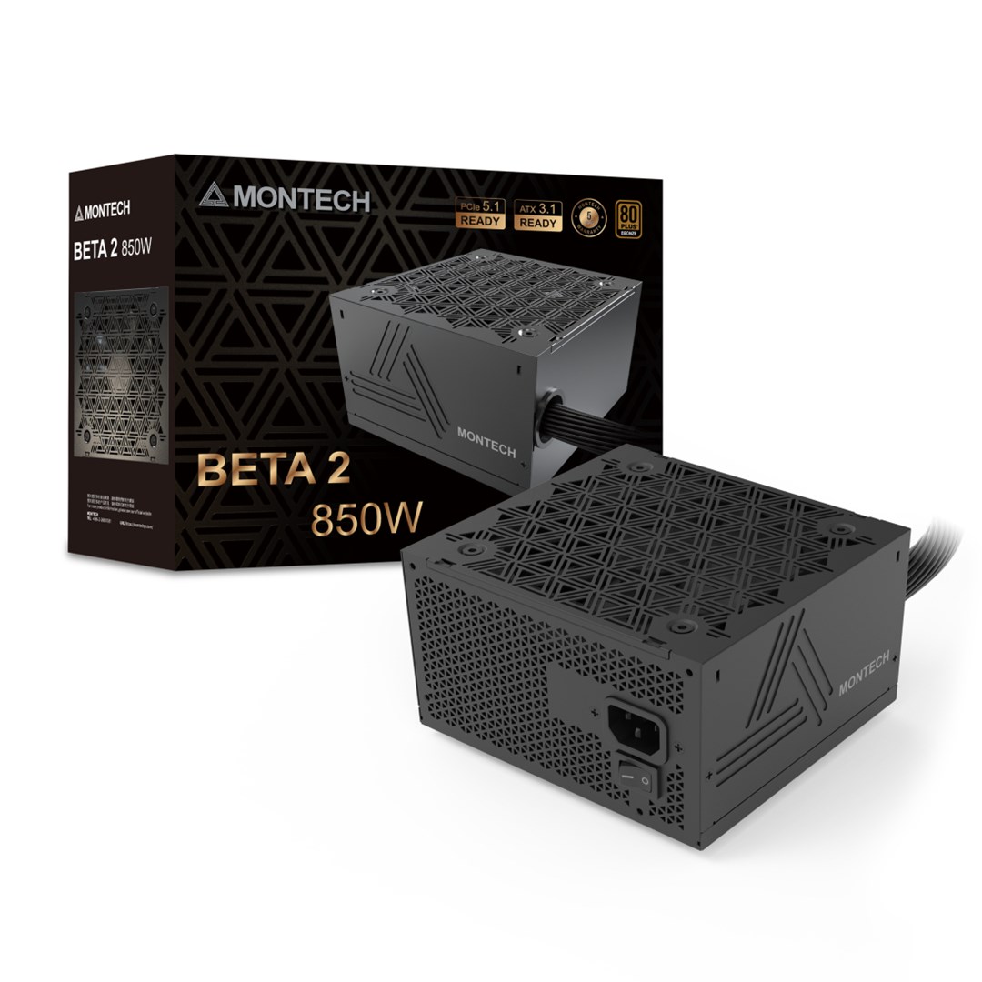 Захраване Montech 850W BETA 2 20+4 pin ATX ATX Black