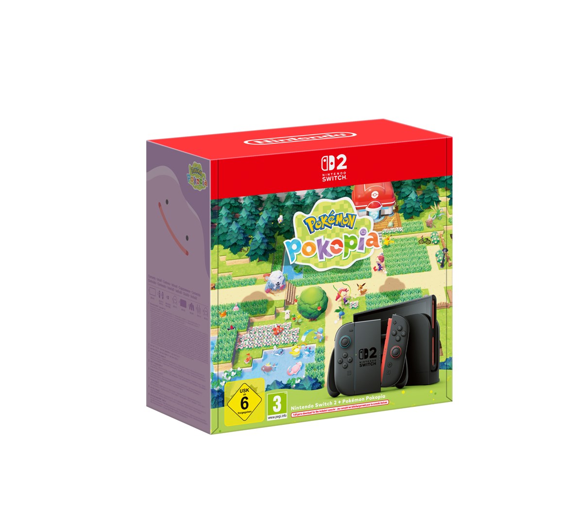 Console portatile Nintendo Switch 2 & Pokemon Pokopia console portatile per giochi 20.1 cm (7.9") 256 GB Touchscreen Wi-Fi Black