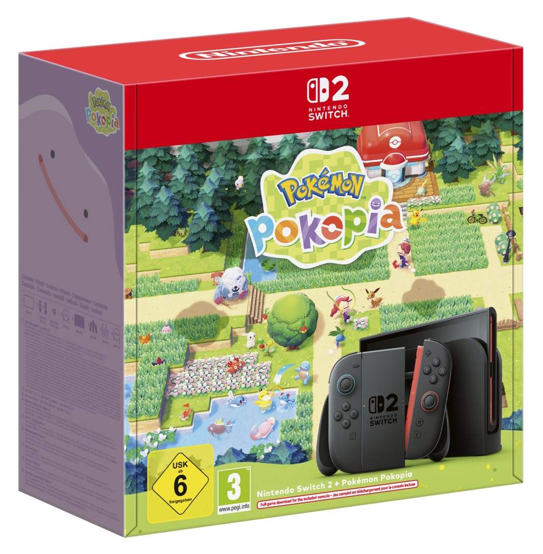 Console portatile Nintendo Switch 2 & Pokemon Pokopia console portatile per giochi 20.1 cm (7.9") 256 GB Touchscreen Wi-Fi Black
