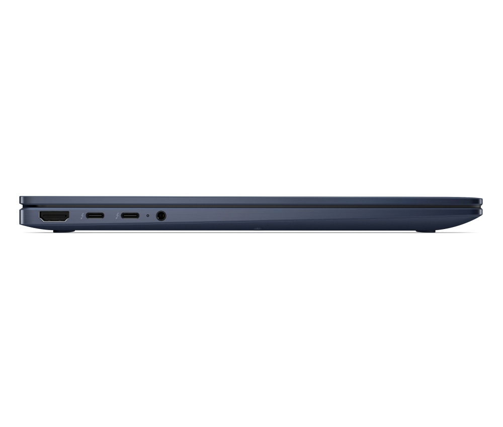 Лаптоп HP EliteBook X Flip G2i AI 14" Atmospheric Blue, Ultra 7 356H(up to 4.7Ghz/18MB/16C), 14" WUXGA AG 800nits Sure View Touchscreen, 32GB LPDDR5X On-board, 1TB PCIe SSD, Intel R15 5G GPS, WiFi7 + BT6, FPR, NFC, Backlit Kbd, 6C Batt, Win 11 Pro, 3Y Offsite