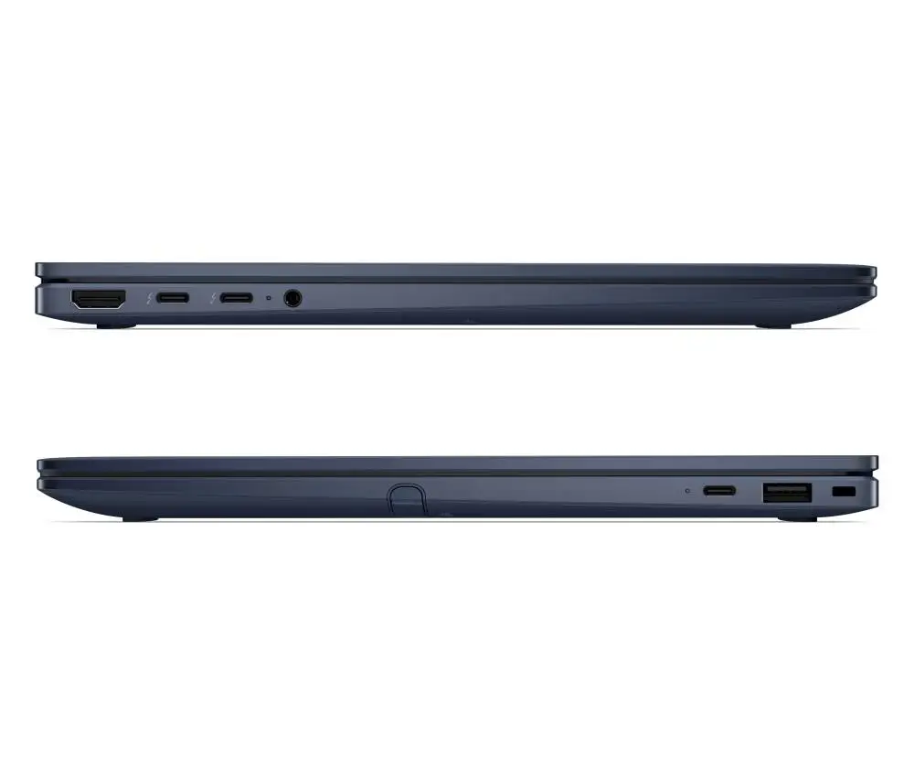 Лаптоп HP EliteBook X Flip G2i AI 14" Atmospheric Blue, Ultra 7 356H(up to 4.7Ghz/18MB/16C), 14" WUXGA AG 800nits Sure View Touchscreen, 32GB LPDDR5X On-board, 1TB PCIe SSD, Intel R15 5G GPS, WiFi7 + BT6, FPR, NFC, Backlit Kbd, 6C Batt, Win 11 Pro, 3Y Offsite