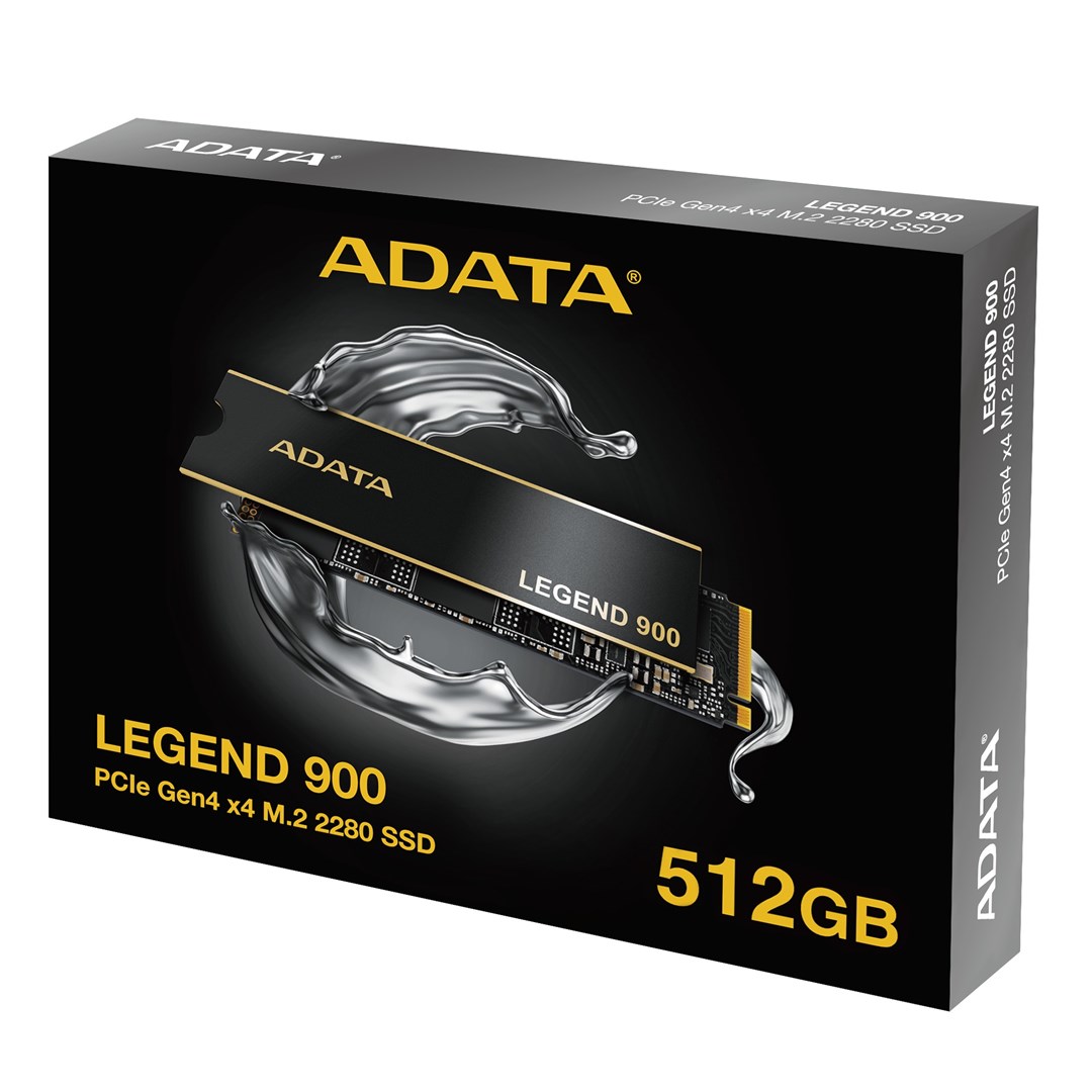 Диск SSD ADATA 512GB Legend 900 ColorBox PCIe gen.4 SSD