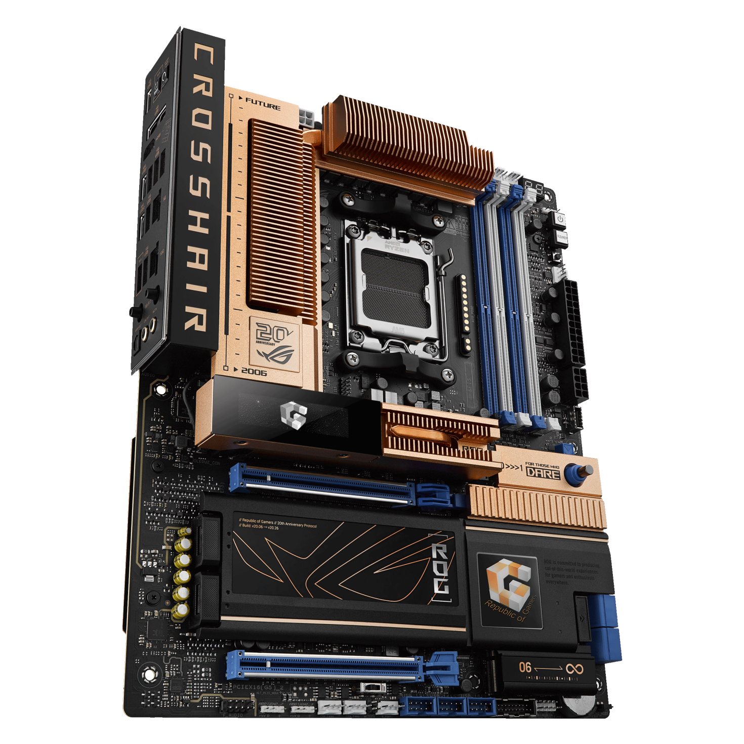 Дънна платка ASUS ROG CROSSHAIR X870E 2006 WIFI AM5 DDR5