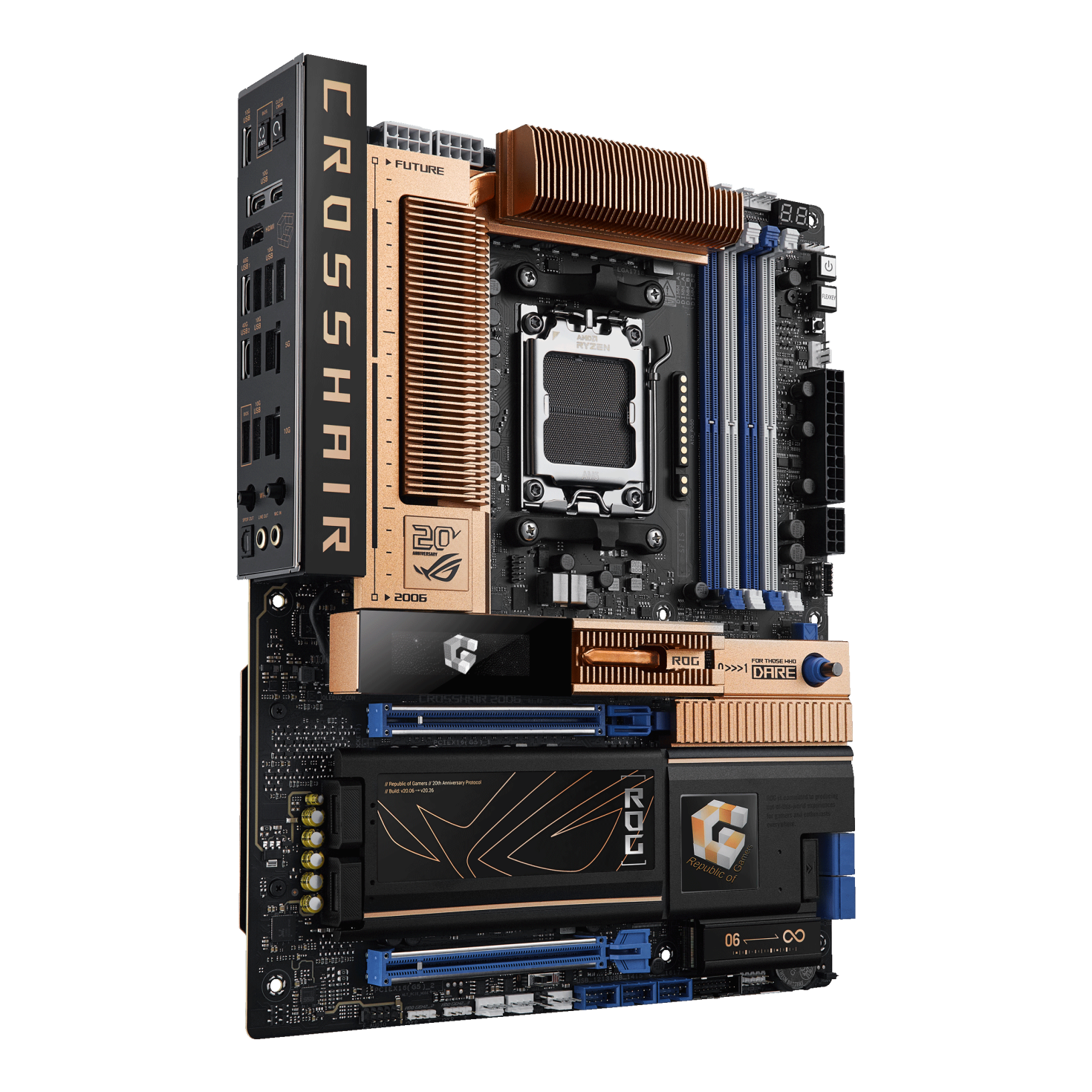 Дънна платка ASUS ROG CROSSHAIR X870E 2006 WIFI AM5 DDR5
