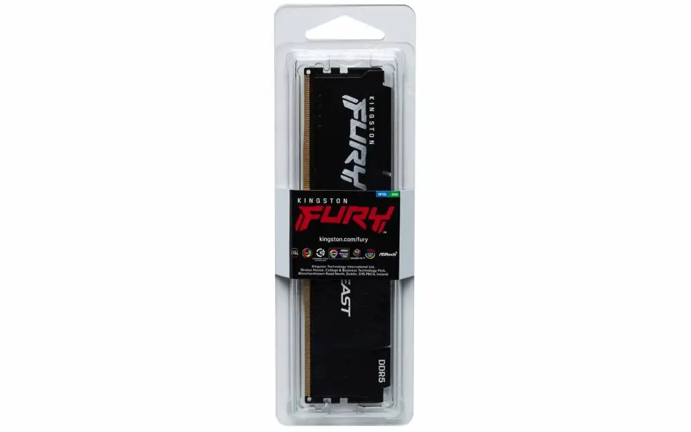 Памет Kingston FURY Beast 32GB (1x32GB) 5200MT/s DDR5 CL40 DIMM Black