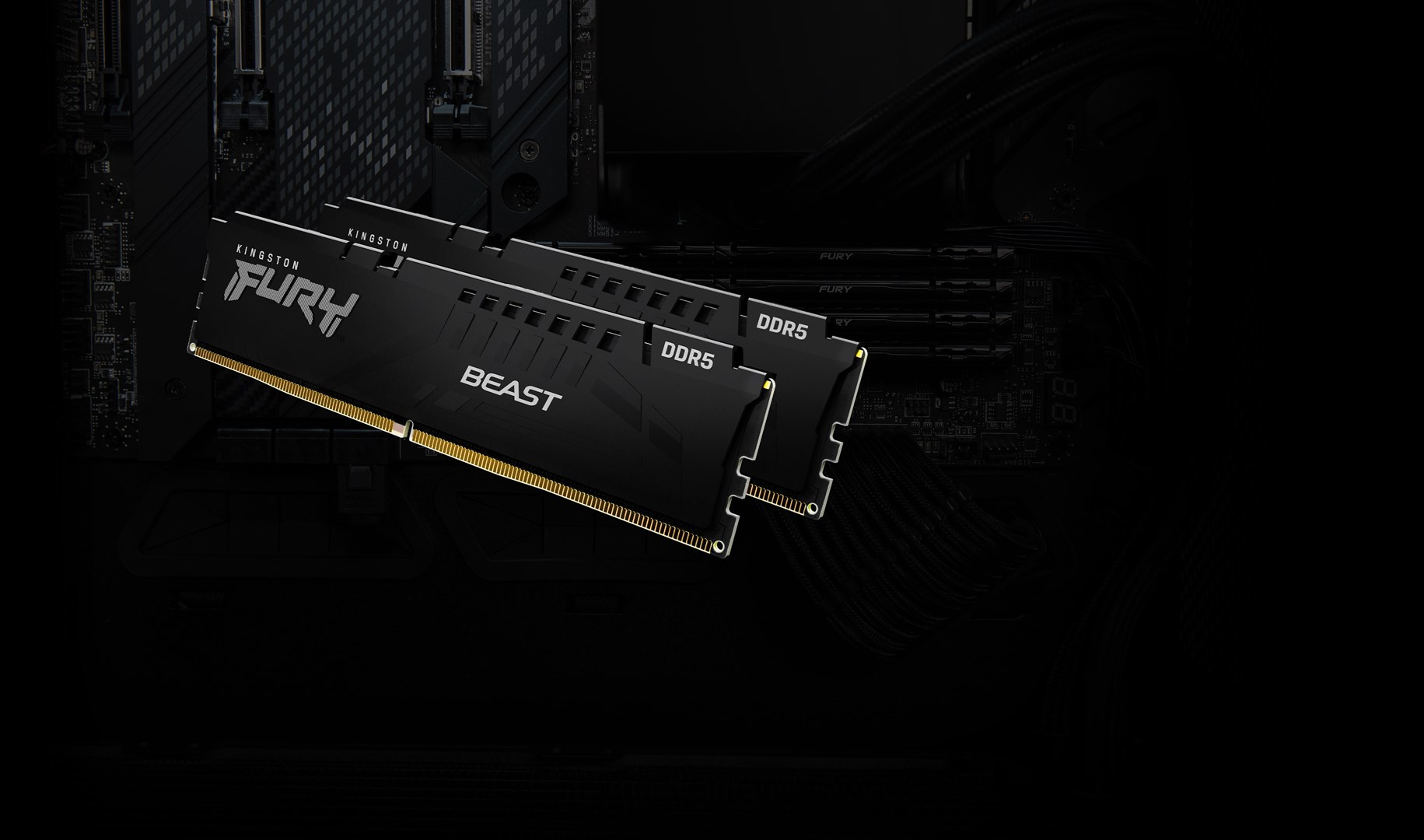 Памет Kingston FURY Beast 32GB (1x32GB) 5200MT/s DDR5 CL40 DIMM Black