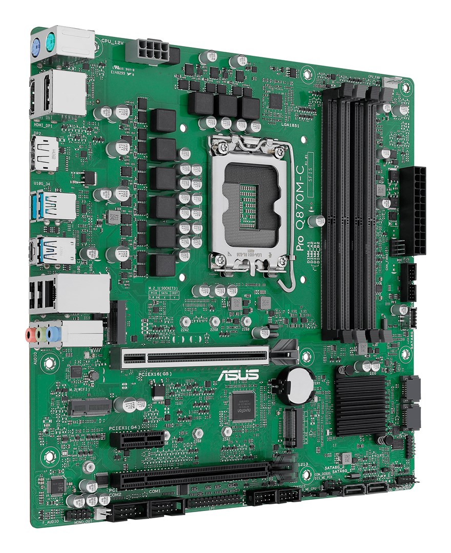 Дънна платка ASUS PRO Q870M-C-CSM Intel® Q870 LGA 1851 (Socket V1) micro ATX