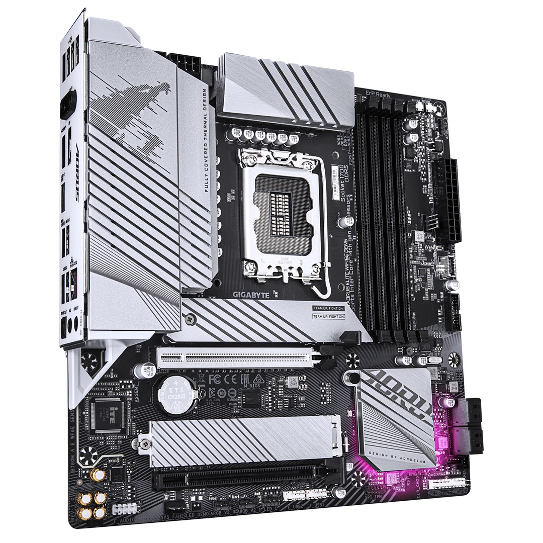 Дънна платка GIGABYTE B760M AORUS ELITE WIFI6E