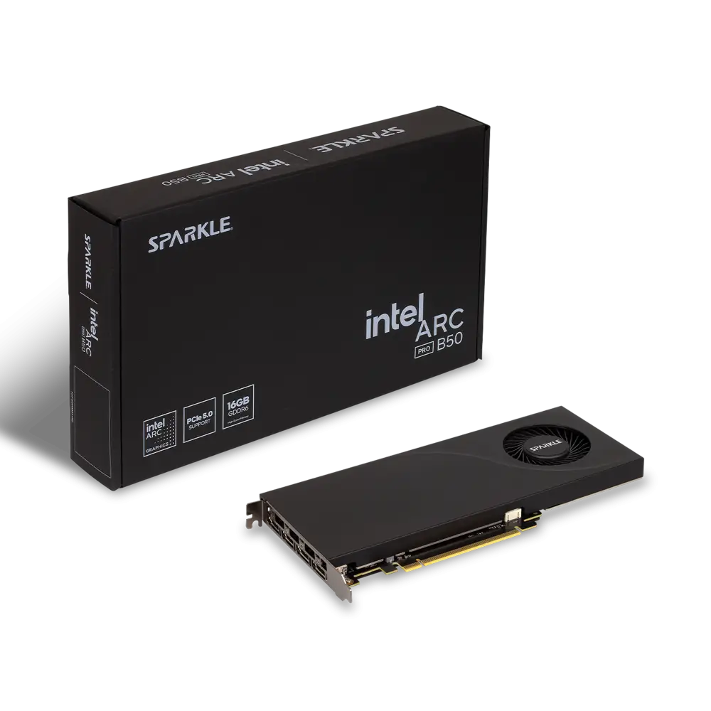 Видео карта SPARKLE Intel Arc PRO B50 16GB Blower 