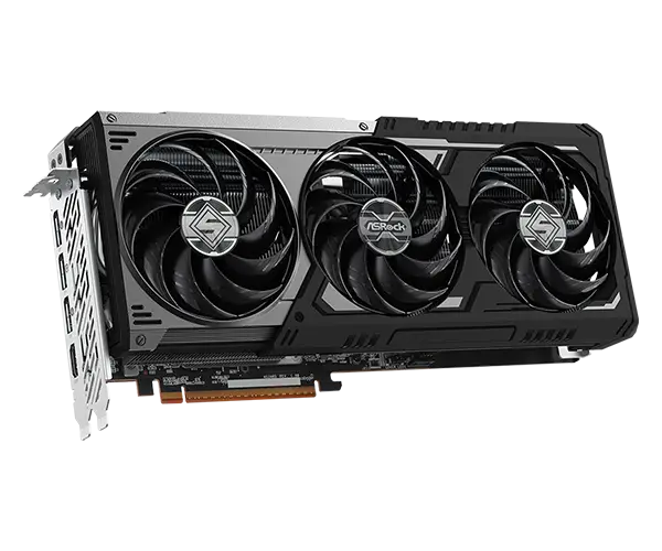 Видео карта ASROCK RX 9070 12GB GRE Steel Legend Dark
