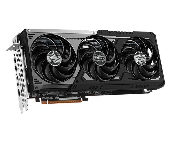 Видео карта ASROCK RX 9070 12GB GRE Steel Legend Dark