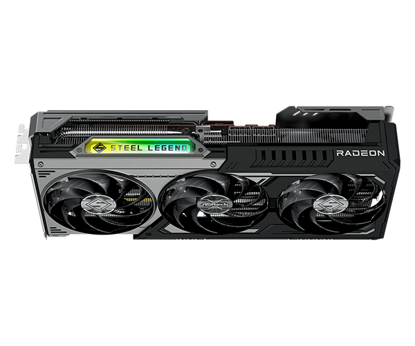 Видео карта ASROCK RX 9070 12GB GRE Steel Legend Dark