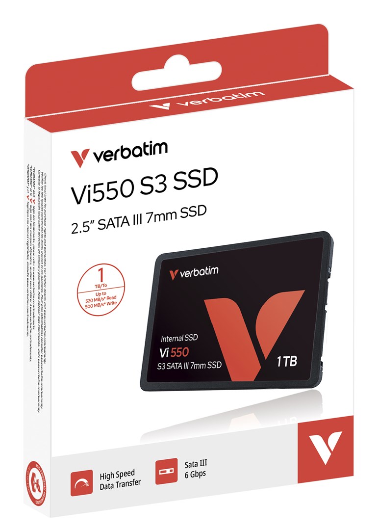 Диск SSD Verbatim 1TB Vi550 S3 SSD