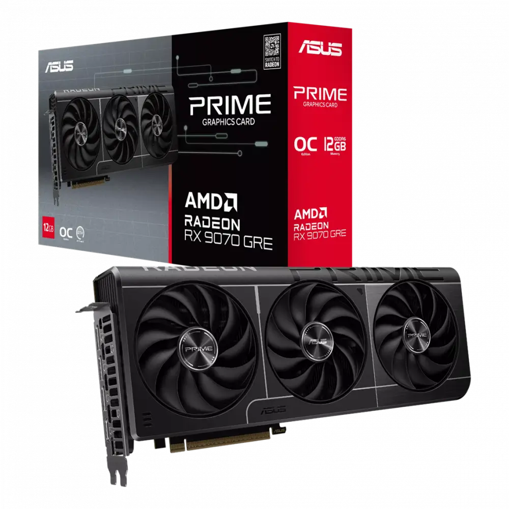 Видео карта ASUS PRIME RX9070 12GB GRE