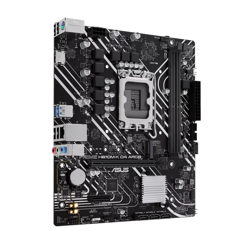 Дънна платка ASUS PRIME H610M-K-D4 ARGB