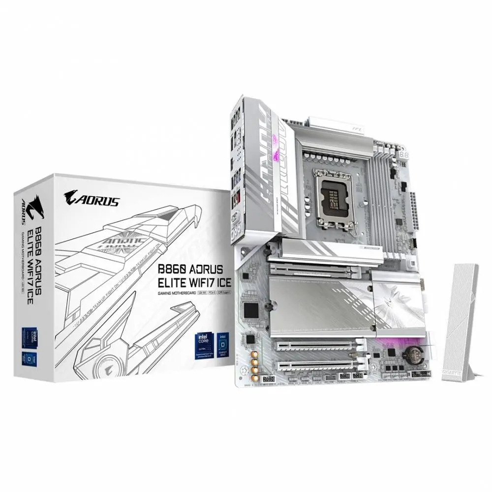 Дънна платка GIGABYTE B860 AORUS ELITE WIFI7 ICE