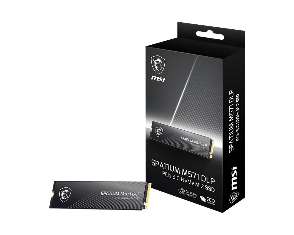 Памет MSI SPATIUM 4TB M571 DLP PCIe 5.0 NVMe
