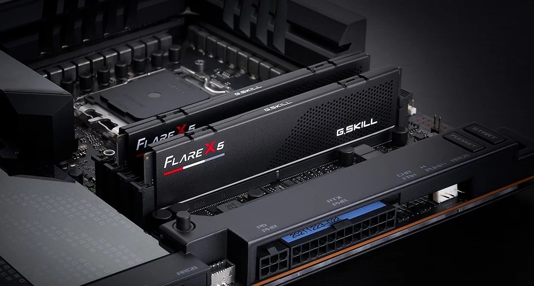 Памет G.Skill Flare X5 64GB (2x32GB) DDR5 6000Mhz F5-6000J3040G32GX2-FX5
