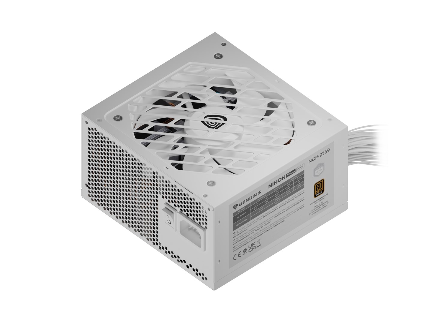 Захранване GENESIS Nihon 750W 750NM 20+4 pin ATX ATX White