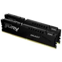 Памет Kingston FURY Beast Black 128GB(2x64GB) DDR5 5600MHz CL36, AMD Expo - KF556C36BBEK2-128