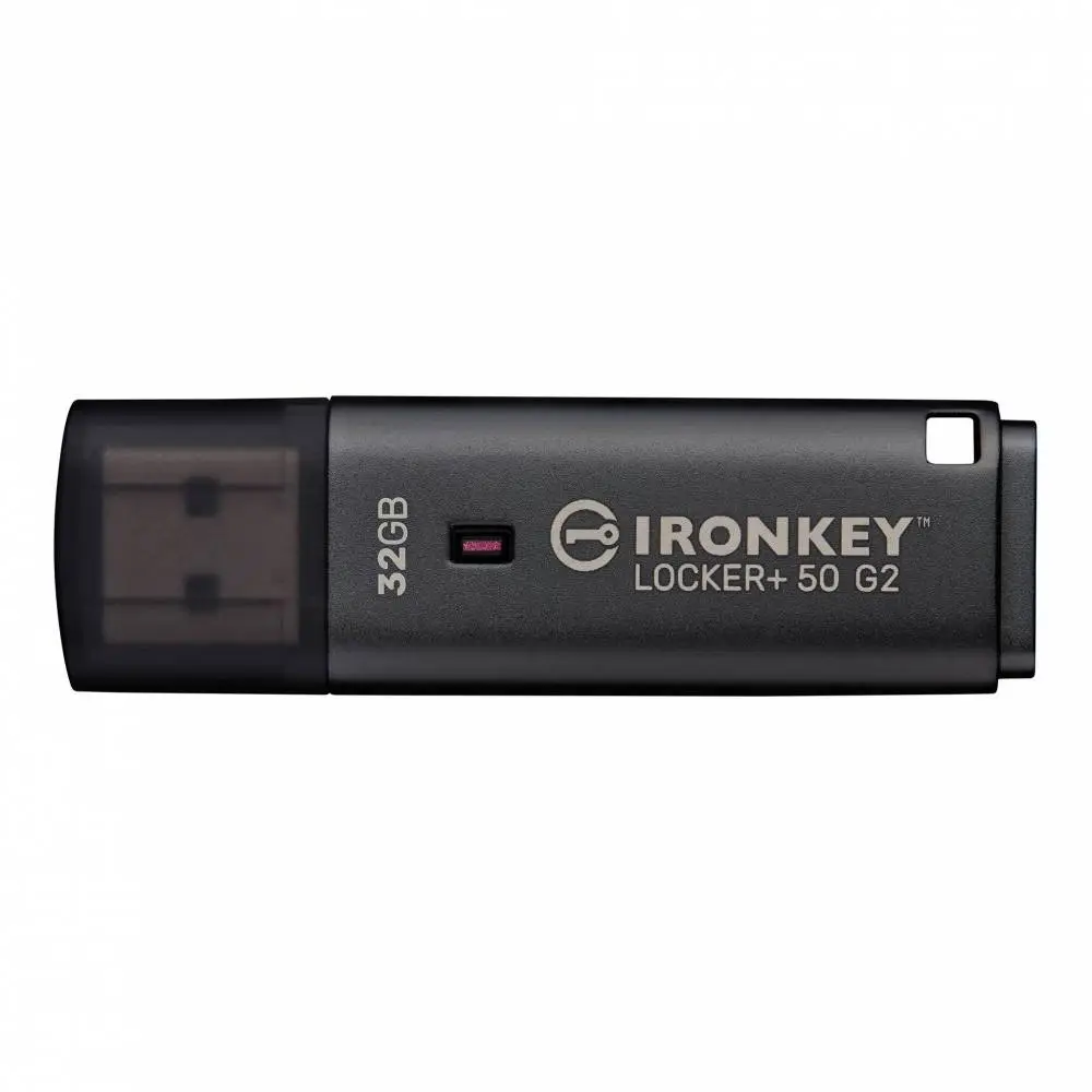 USB памет KINGSTON IronKey Locker+ 50 G2 - 32GB, XTS-AES 256-bit