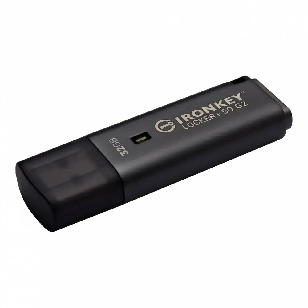 USB памет KINGSTON IronKey Locker+ 50 G2 - 32GB, XTS-AES 256-bit