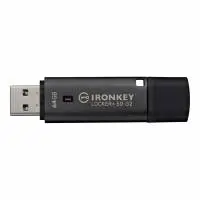 USB памет KINGSTON IronKey Locker+ 50 G2 - 64GB, XTS-AES 256-bit