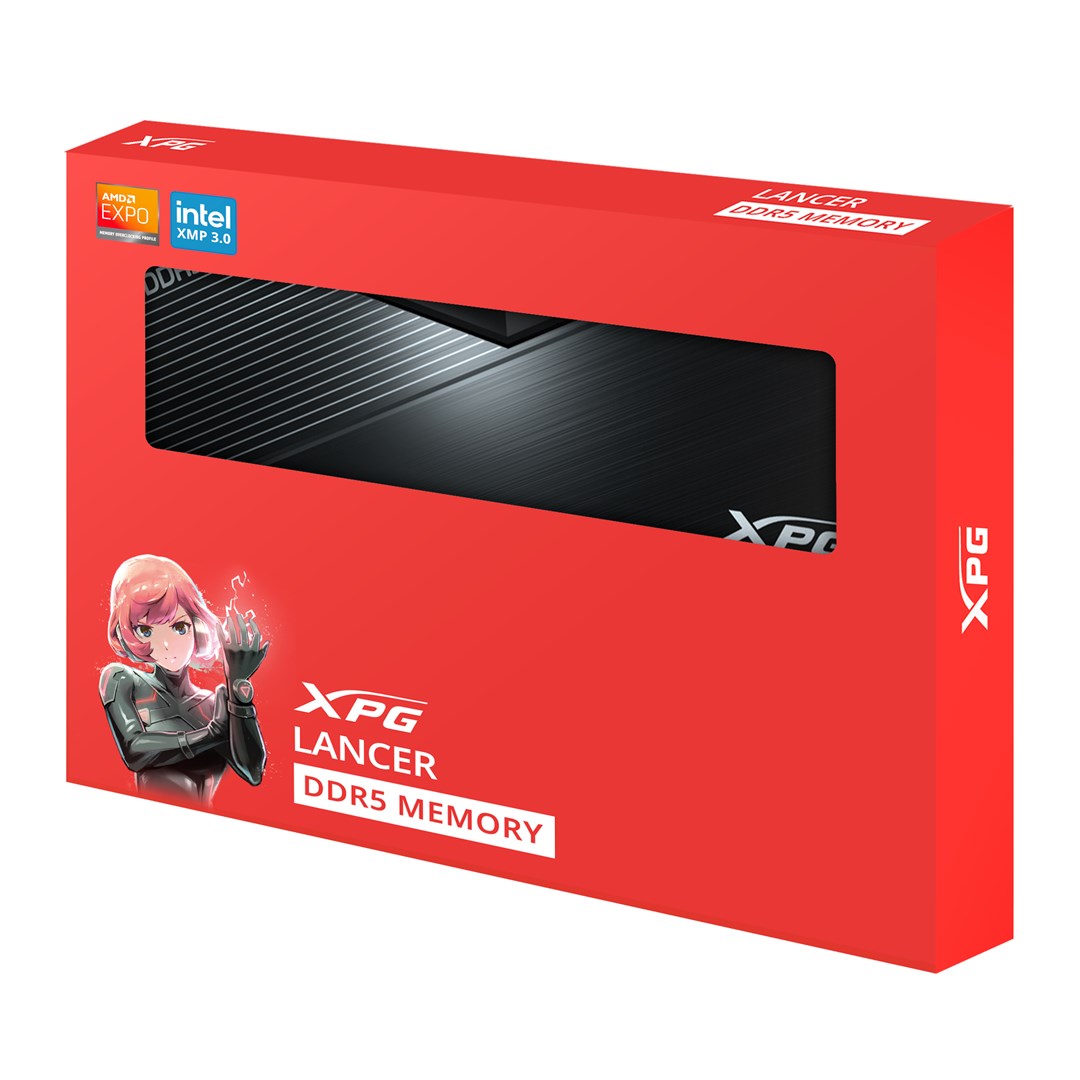 Памет ADATA XPG Lancer Blade DDR5 32GB (2x16GB) 6000MHz (AX5U6000C4816G-DTLABBK) (AX5U6000C4816GDTLABBK)