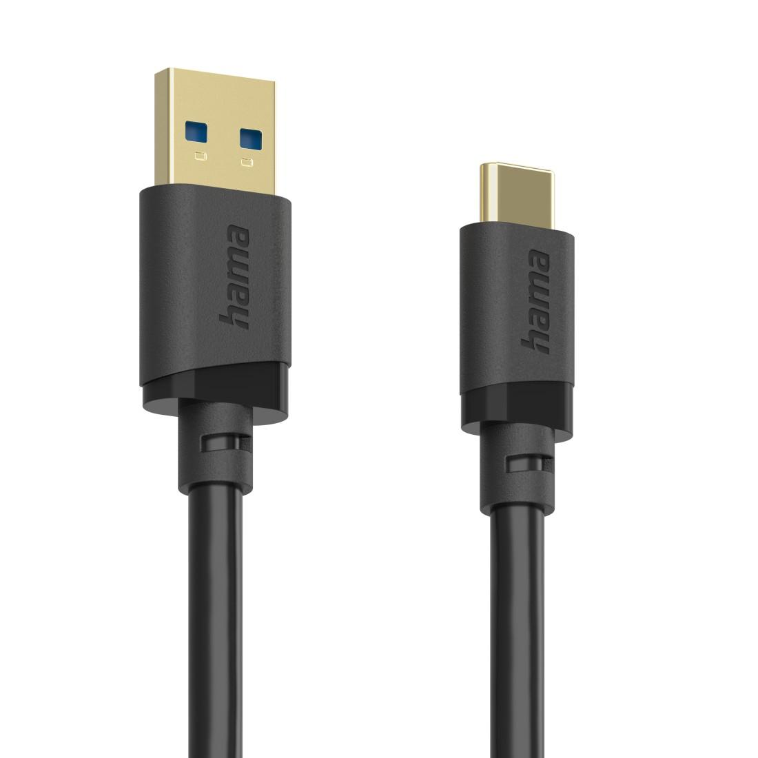 HAMA Кабел USB-C - USB- А мъжко,USB 3.2 Gen 1, 0.25 м, 5Gbit/s
