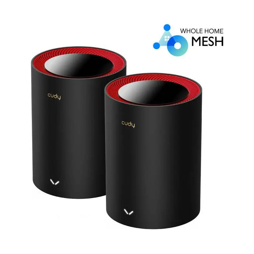 Drahtloses MESH-System Cudy M3000, 2 Stück, AX3000 Dual Band, 2.4/5 GHz, 574 - 2402 Mbps