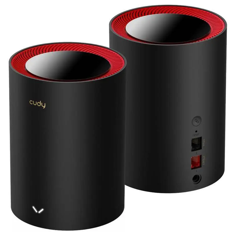 Безжична MESH система Cudy M3000, 2 броя, AX3000 Dual Band, 2.4/5 GHz, 574 -  2402 Mbps