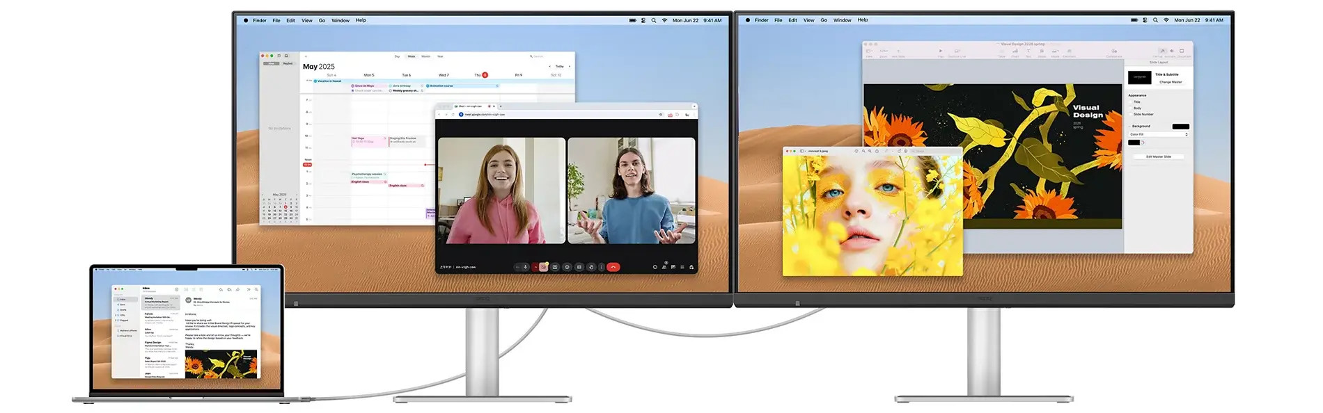 Монитор за MacBook BenQ MA320UG, 32" IPS, 4K 3840x2160, Nano Matte, 99% sRGB, 98% P3, USB-C, Speakers