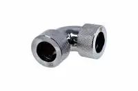 Компресионен фитинг Alphacool HT 16mm - G1/4, 90&deg;, Хром