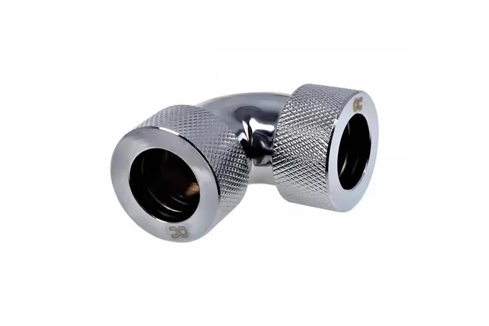 Компресионен фитинг Alphacool HT 16mm - G1/4, 90&deg;, Хром