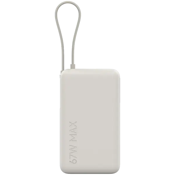 Външна батерия Xiaomi 67W 6000 mAh Tan (Integrated Cable) (BHR08O0GL)