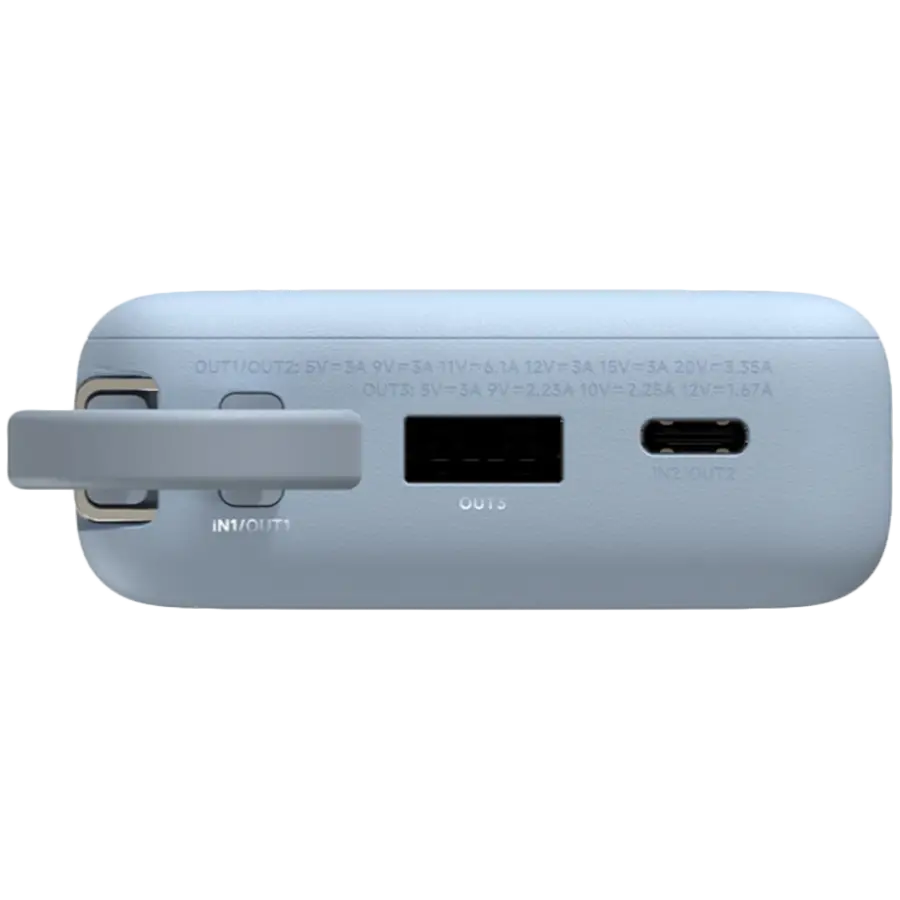 Външна батерия Xiaomi 67W 6000 mAh Ice Blue (Integrated Cable) (BHR08NZGL)