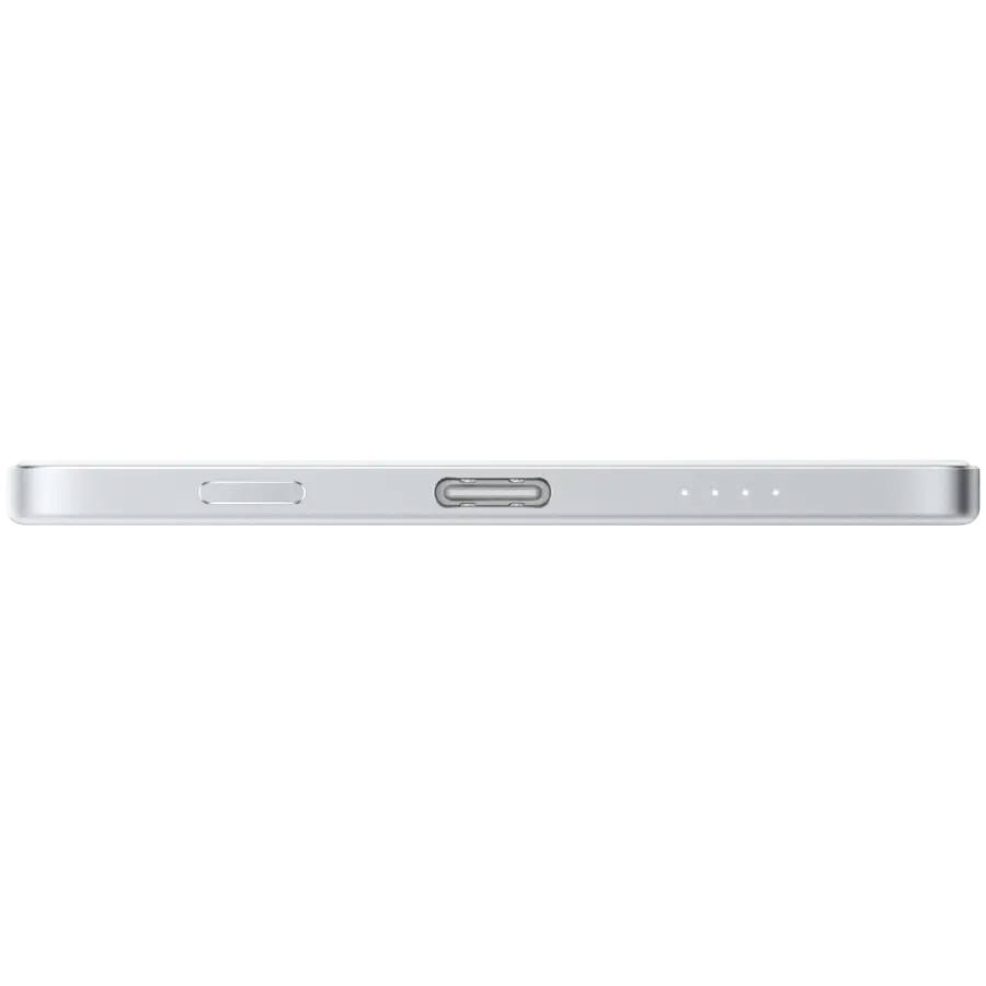 Външна батерия Xiaomi UltraThin Magnetic 5000 mAh 15W Glacier Silver (BHR08Z2GL)