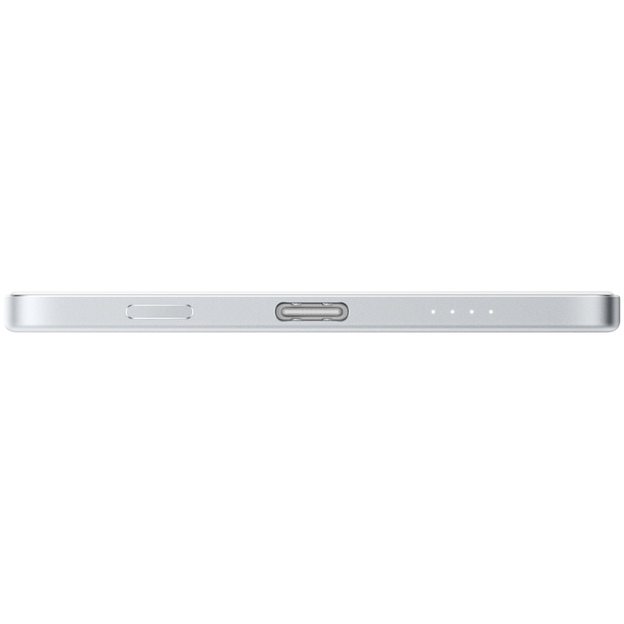 Външна батерия Xiaomi UltraThin Magnetic 5000 mAh 15W Glacier Silver (BHR08Z2GL)