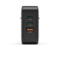 HAMA Бързо зарядно GaN, 2x USB-C, 1x USB-A, PD, 100 W, черно